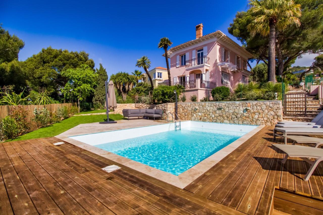 Stunning Seaview Villa. Villefranche Sur Mer Buitenkant foto