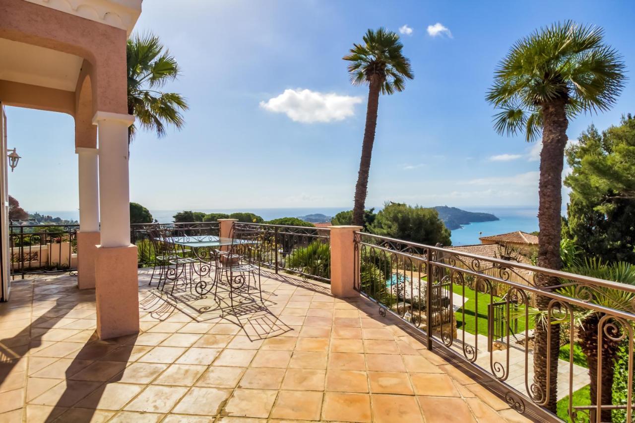 Stunning Seaview Villa. Villefranche Sur Mer Buitenkant foto