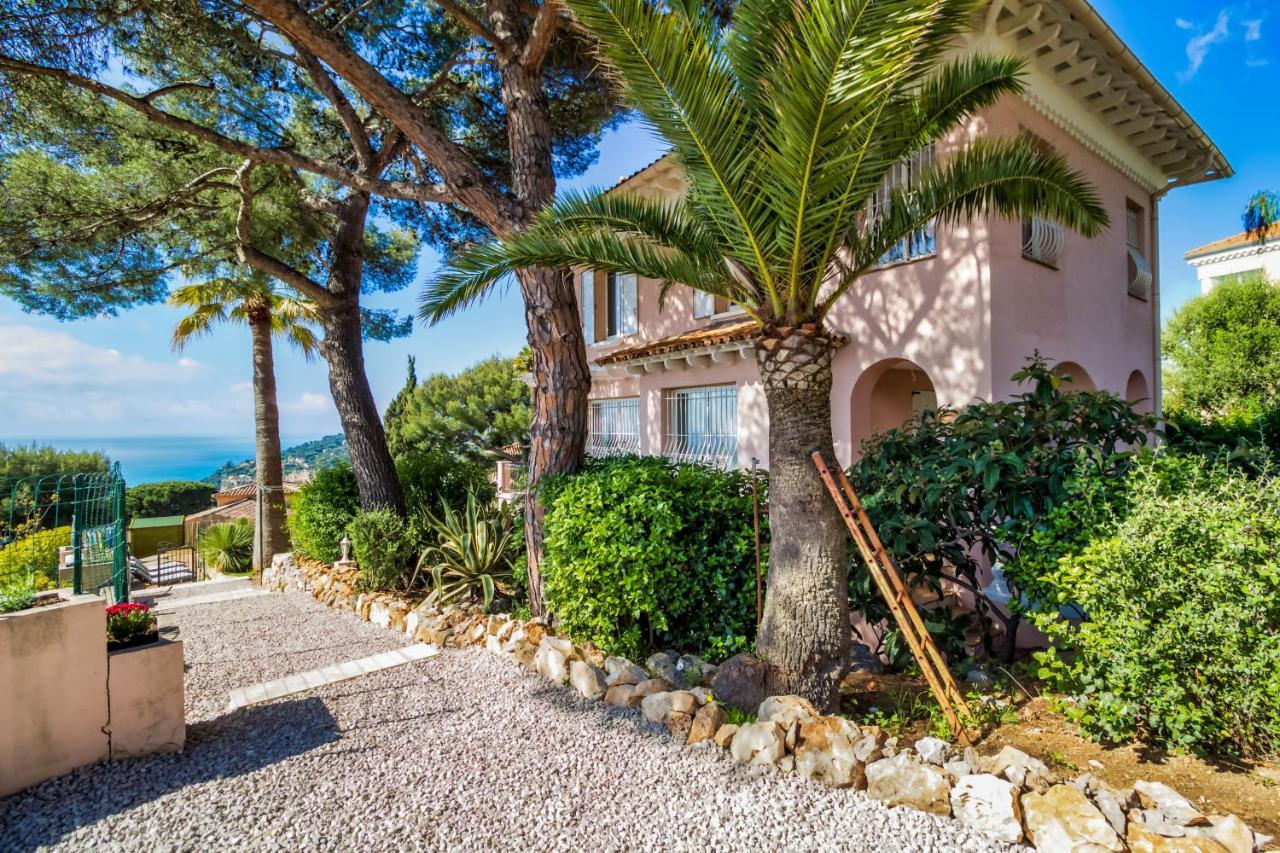 Stunning Seaview Villa. Villefranche Sur Mer Buitenkant foto