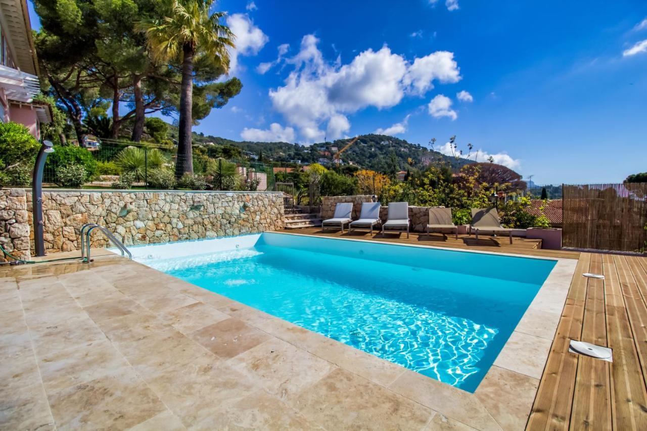 Stunning Seaview Villa. Villefranche Sur Mer Buitenkant foto