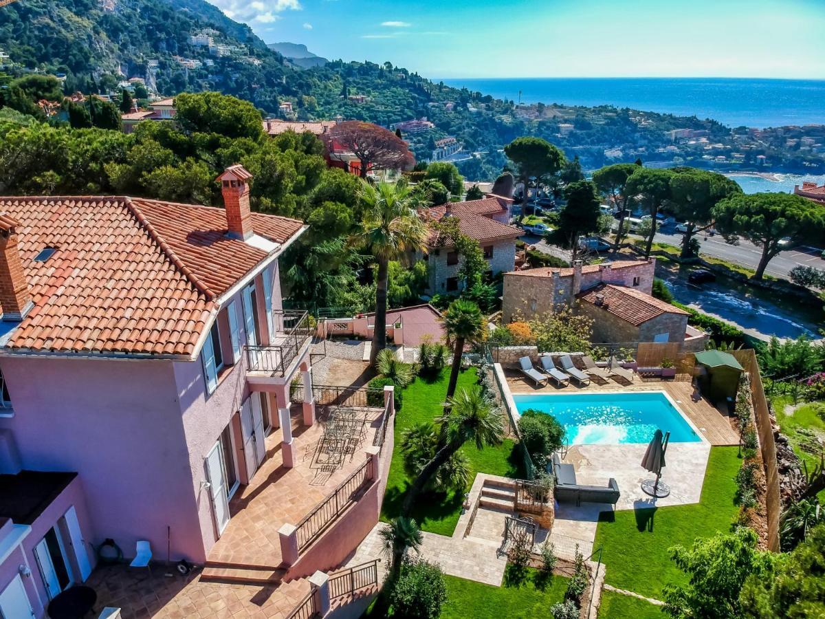 Stunning Seaview Villa. Villefranche Sur Mer Buitenkant foto